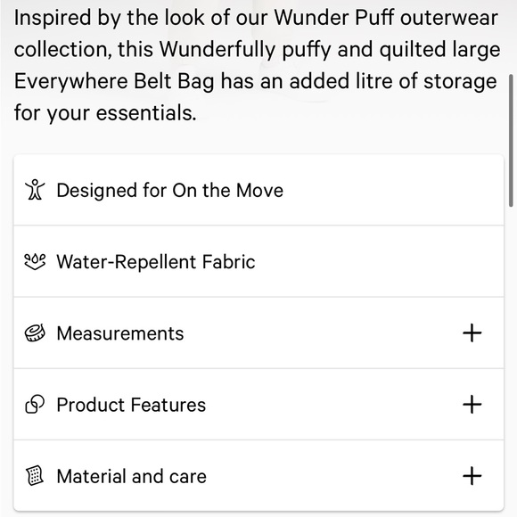 NWT Lululemon Wunder Puff Everywhere Belt Bag Large 2L - Picture 6 of 6